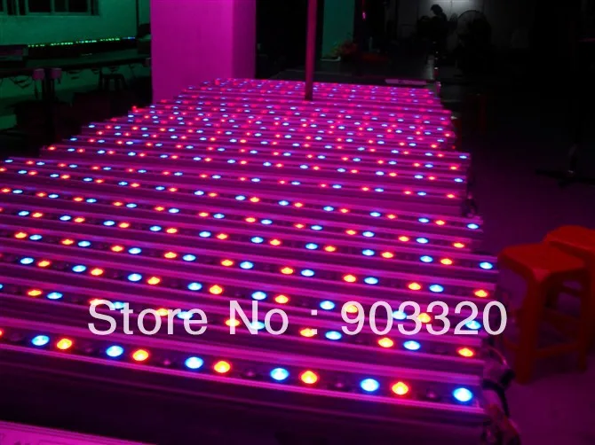 Наружный водонепроницаемый RGB светодиодный настенный светильник 3 в 1 4 шт. 24*3 Вт DMX