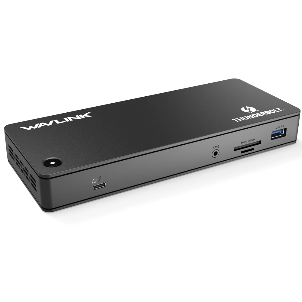 Wavlink Intel Сертифицированный Thunderbolt 3 док-станция для ноутбука USB 3,0 4 k@ 60Hz Gigabit Ethernet 85W зарядка USB C для MacBook Pro
