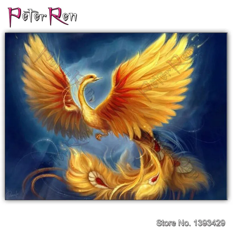 Новинка жемчужная вышивка алмазная картина мозаика сделай сам рисунок Феникс
