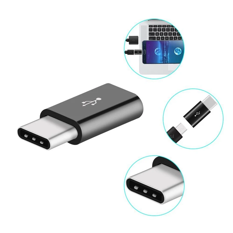 kabym USB Cable USB-C Type C Male to Micro Female Adapters Type-C Converter Mobile Phone Cables For Macbook Nokia Nexus |
