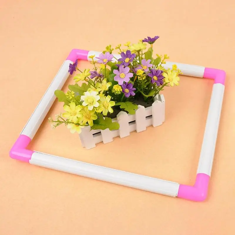 DIY Набор для вышивки крестиком инструмент для шитья инструменты для рукоделия квадратная форма пластиковая рамка аксессуары для шитья инструменты для рукоделия