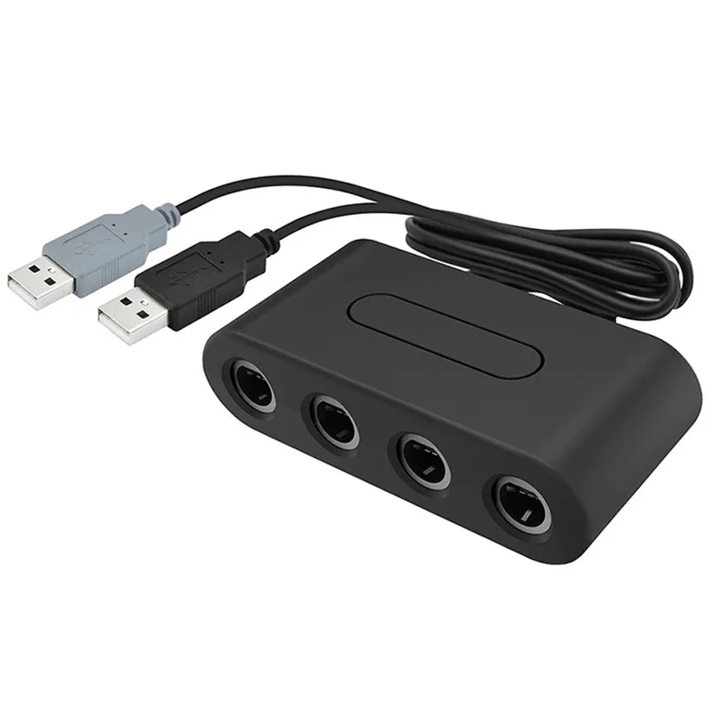 2 в 1 контроллер адаптер конвертер для W ii U PC GameCube Nintendo WiiU переключатель NS 4 портов и