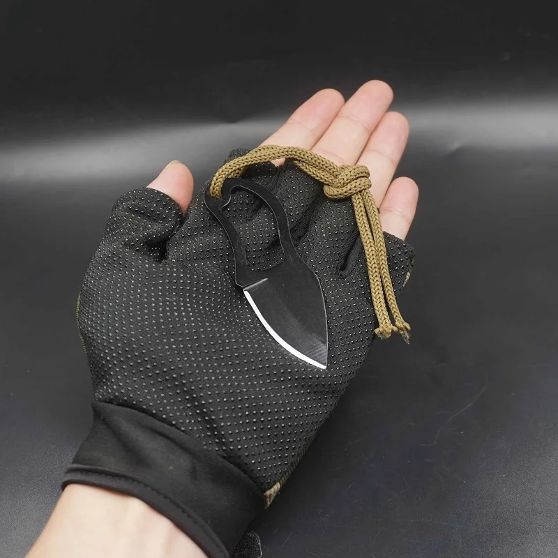 Небольшой прямой нож с фиксированным лезвием тактический для выживания на