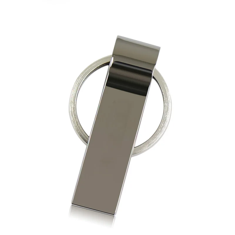 Металлическая USB флешка 64 ГБ 32 16 8 4 Гб флеш карта памяти прямоугольник usb ключ u stick