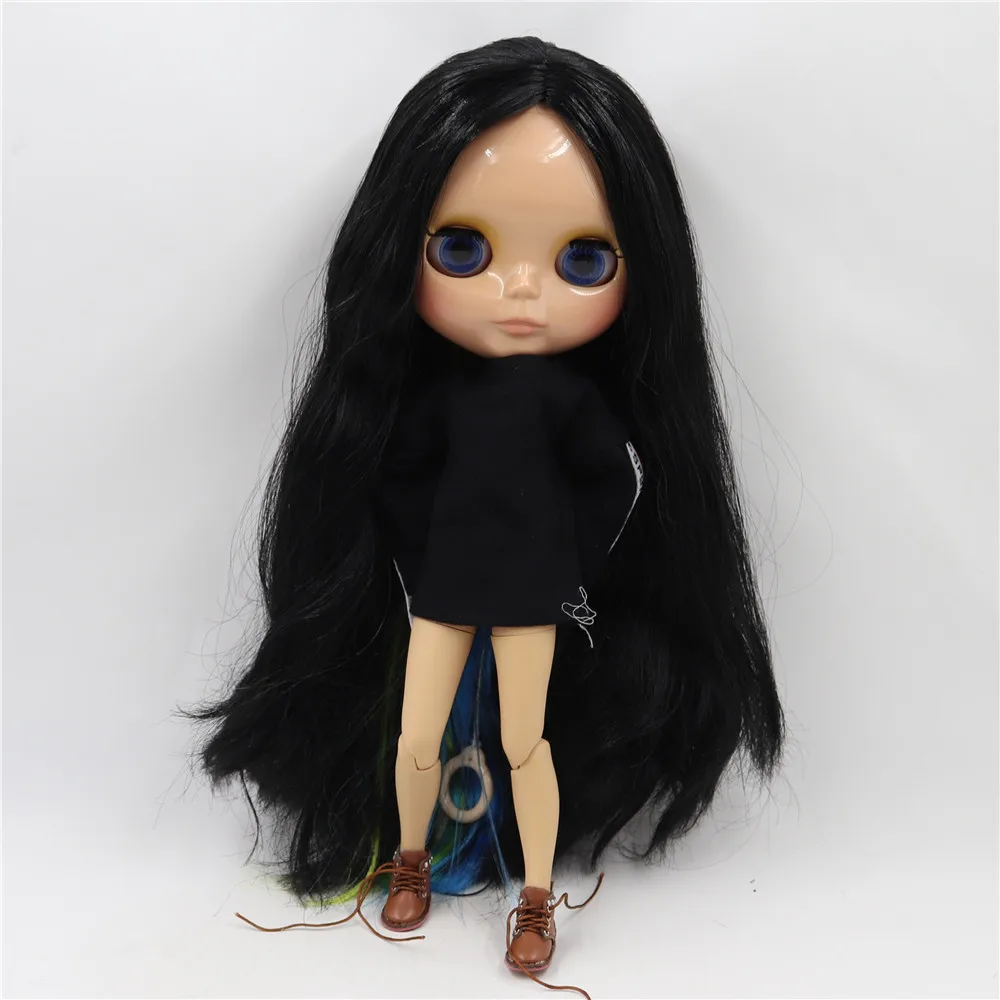 Ледяной DBS Blyth кукольные 1/6 30 см bjd загорелая кожа шарнирное тело черный смешанный