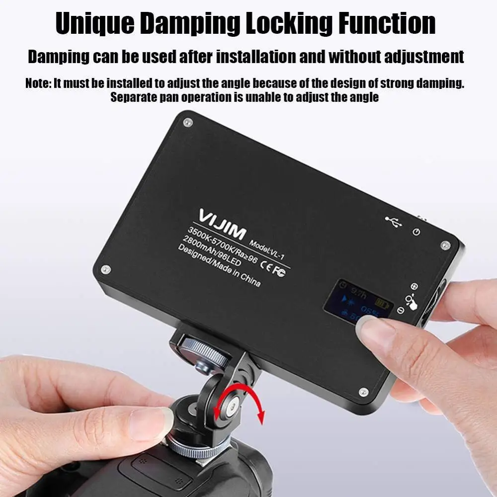 360 градусов Поворотный мини штатив шаровая Головка с замком и Горячий башмак