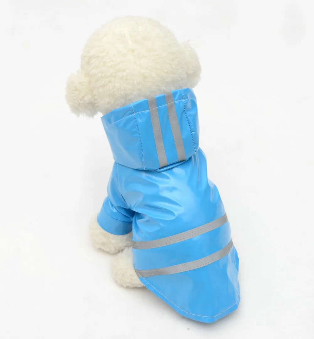 Dog Raincoat Pet Poncho with Hood Waterproof Rain Coat Jacket for Small Dogs |