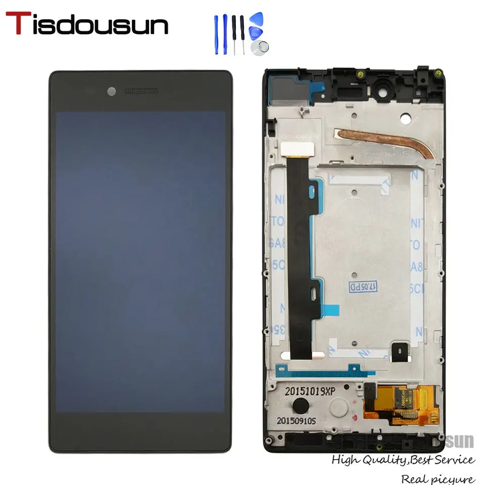 Для Lenovo Vibe shot Z90 7 ЖК дисплей кодирующий преобразователь сенсорного экрана в сборе