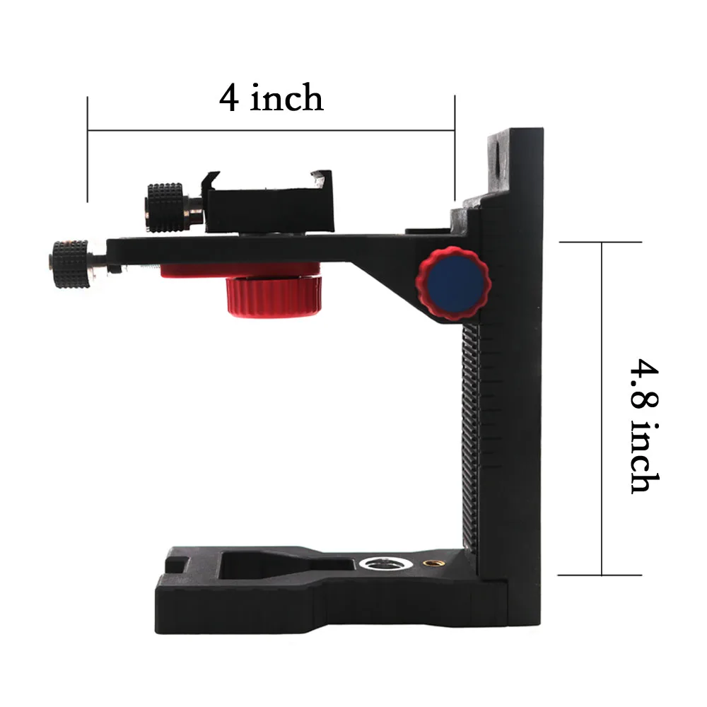 Регулируемый лазерный уровень Магнитный настенный кронштейн интерфейс Инфракрасный уровень подвесная настенная вешалка горизонтальный кронштейн инструмента