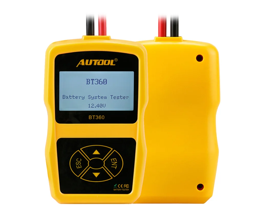 AUTOOL BT360 автомобильный тестер для батареи 12 в цифровой автоматический анализатор
