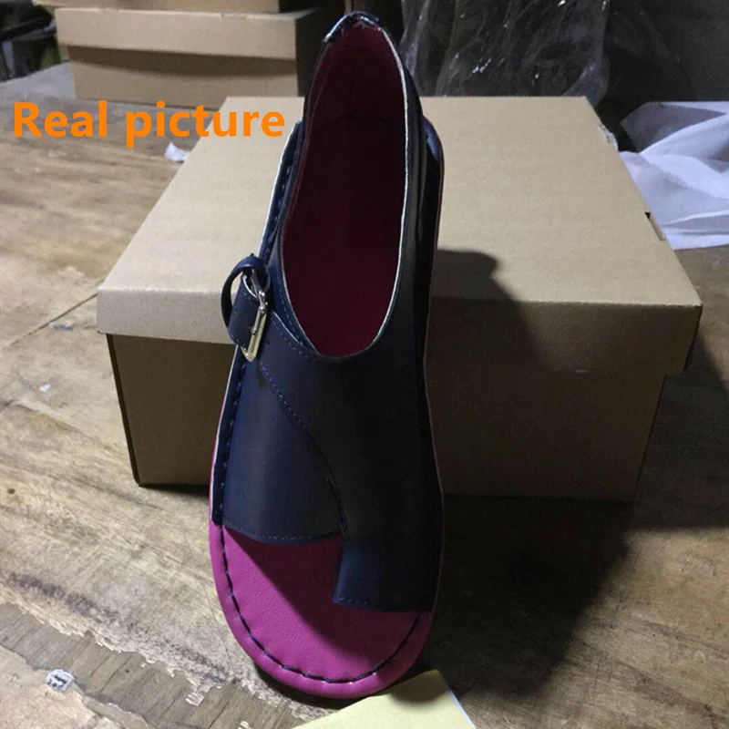 2019 новые летние женские повседневные туфли в римском стиле с ремешками на