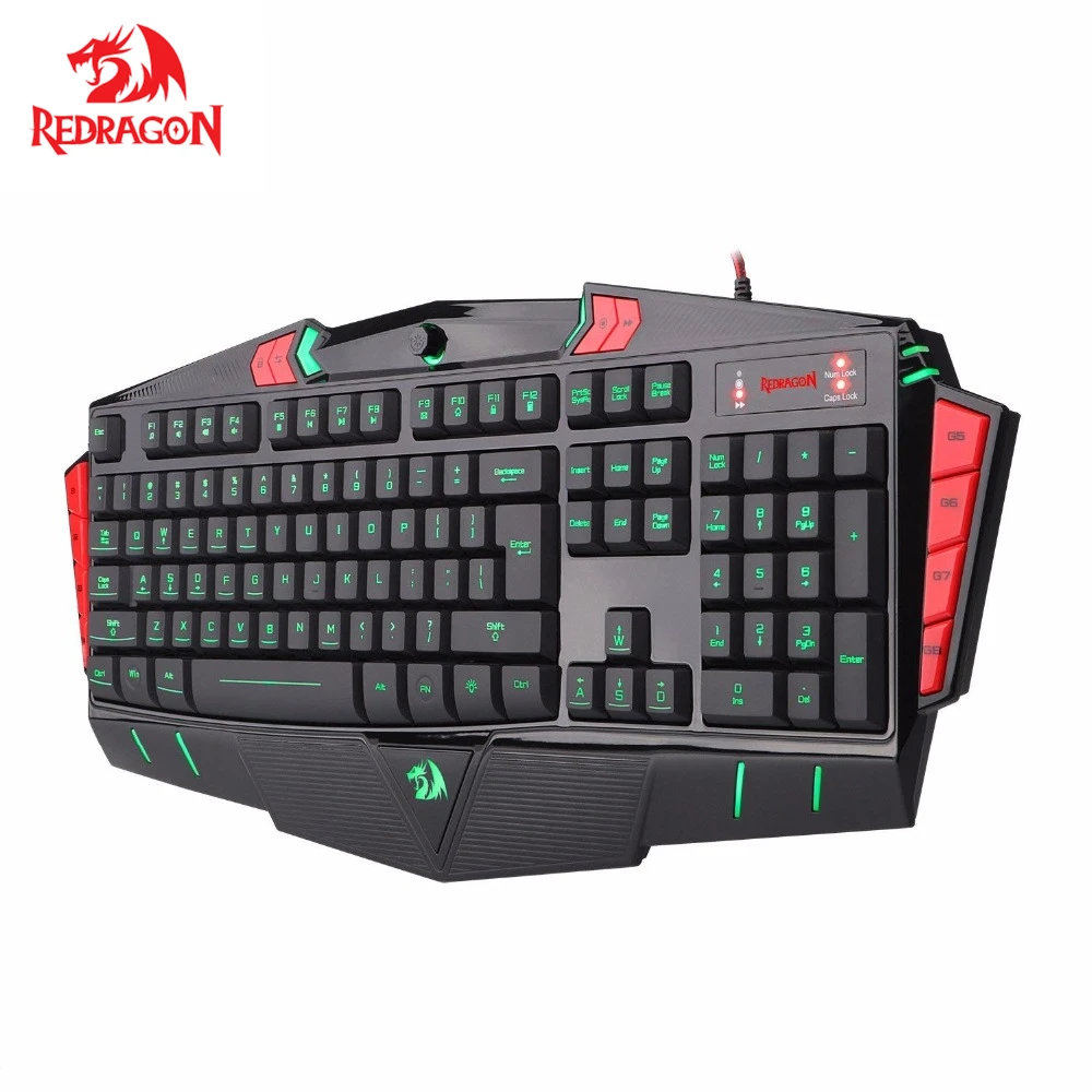 Игровая USB клавиатура REDRAGON Asura K501 7 цветная подсветка 116 стандартных клавиш 8