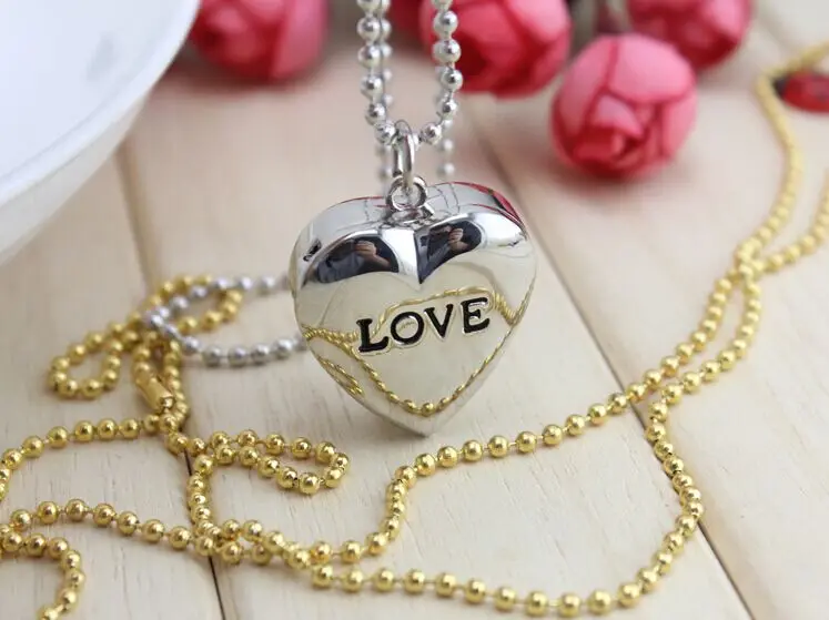 Новинка 2016 бронзовое ожерелье Love Heart to you карманные часы с цепочкой и стразами