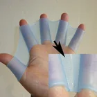 Силиконовые перчатки с перепонками для плавания. Облегчает плавание детям и взрослым.