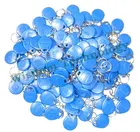 100 шт.лот Rfid Метка 125 кГц брелоки контроль доступа Rfid карта (красный синий желтый) Бесплатная доставка