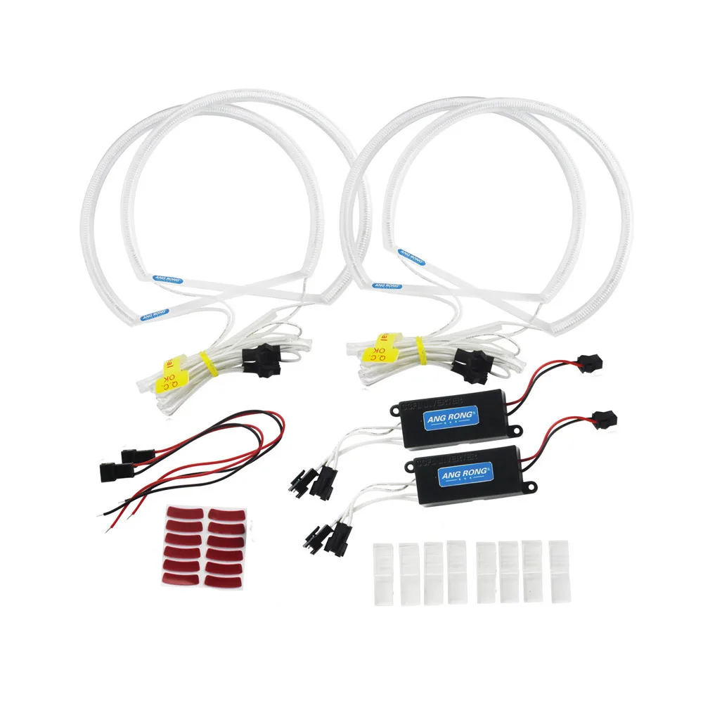 Комплект фар Angel Eye Kit ANGRONG HALO RING CCFL 7000 к белая фара для BMW E36 E38 E39 E46|Фара авто в сборе|