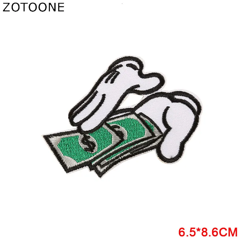 ZOTOONE сексуальная модная нашивка для одежды вышитые нашивки для одежды аппликация значки-Наклейки Аппликации для рукоделия - Цвет: 1837