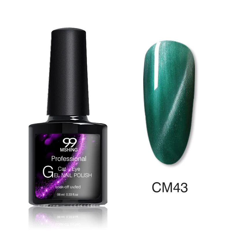 CM43 Mshing99 3D кошачий глаз Гель-лак для ногтей vernis Полупостоянный УФ-лак для маникюрный гель для ногтей праймер верхнее покрытие Гель-лак - Цвет: CM43
