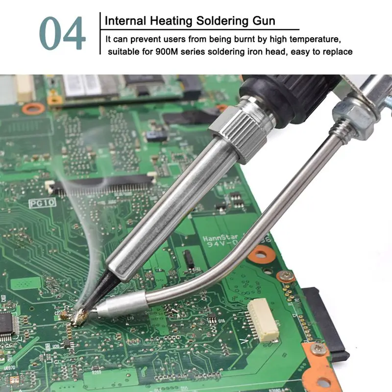 Eu Plug 220V 60W Hand-Held Internal Heating Soldering Iron Automatically Send Tin With Power Switch Welding Repair Tool | Инструменты
