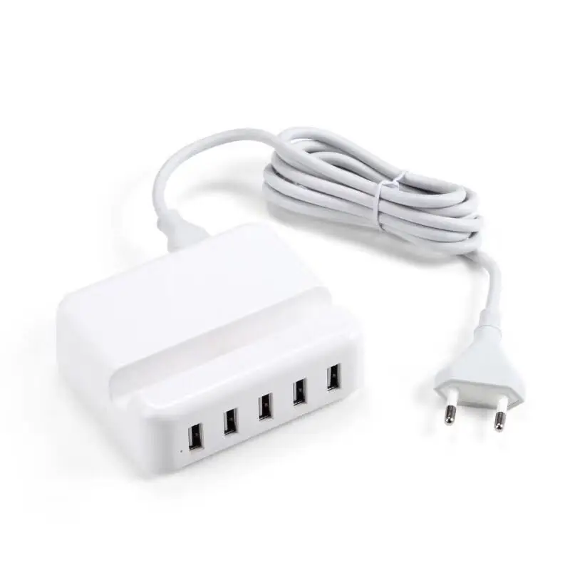 ЕС США штекер 5V 2A 5 USB порт док станция для быстрой зарядки зарядное устройство iPhone