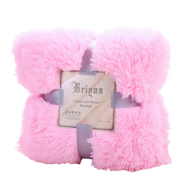 pink DIDIHOU, мягкое покрывало для кровати, для взрослых, для дивана, офиса, полотенце, для путешествий, портативное, для автомобиля, для путешествий, одеяло - Цвет: pink