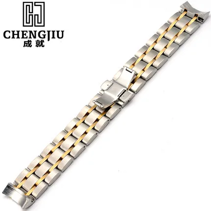 Изогнутые ремешок для Tissot 1853 Кутюрье T035 T035627A часы браслет метал ремень мужской