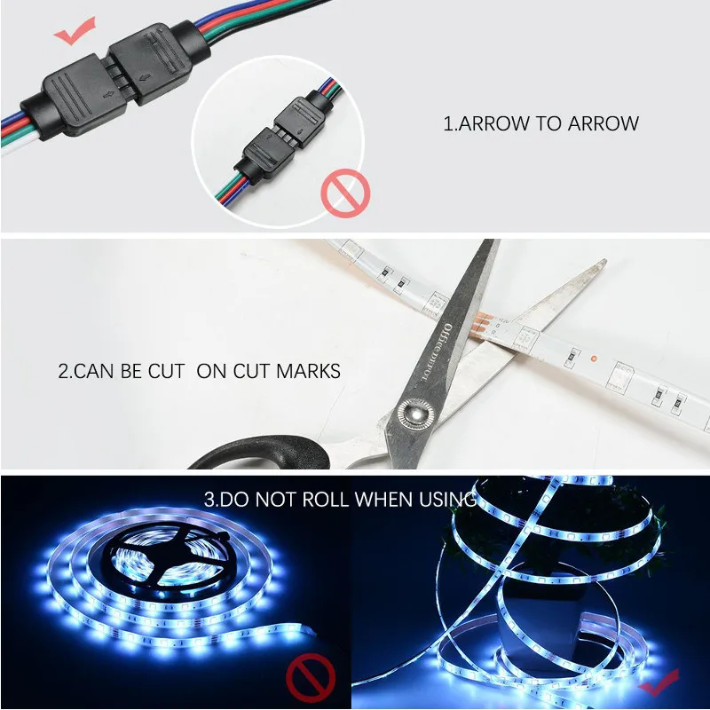 

bluetooth LED Strip Lights 5M RGB 2835 SMD Flexible Ribbon Non-Waterproof RGB LED Light 5M Tape Diode DC 12V bluetooth Control