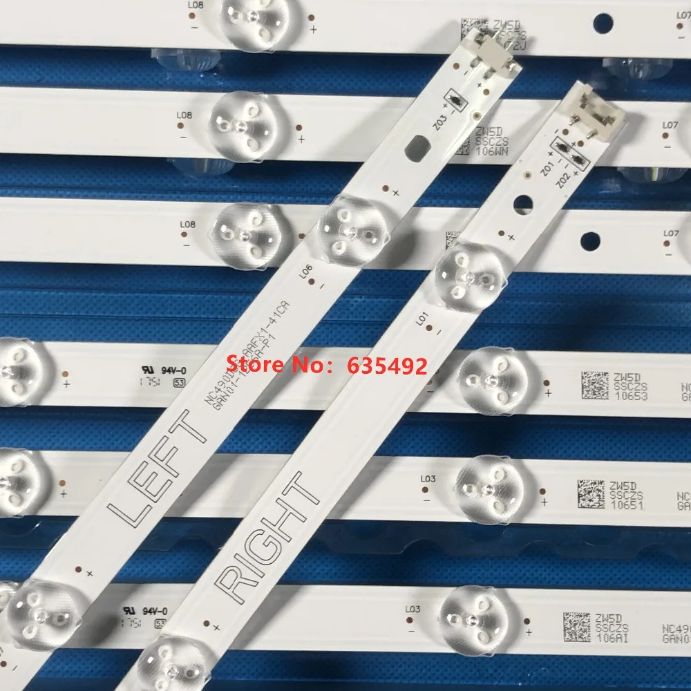 40 шт. светодиодная лента LIG Innotek Direct 49 дюймов FHD A/B для 49LX300C 49UK6200 49UK6300 49UJ6300 49UJ630V 49UF640V