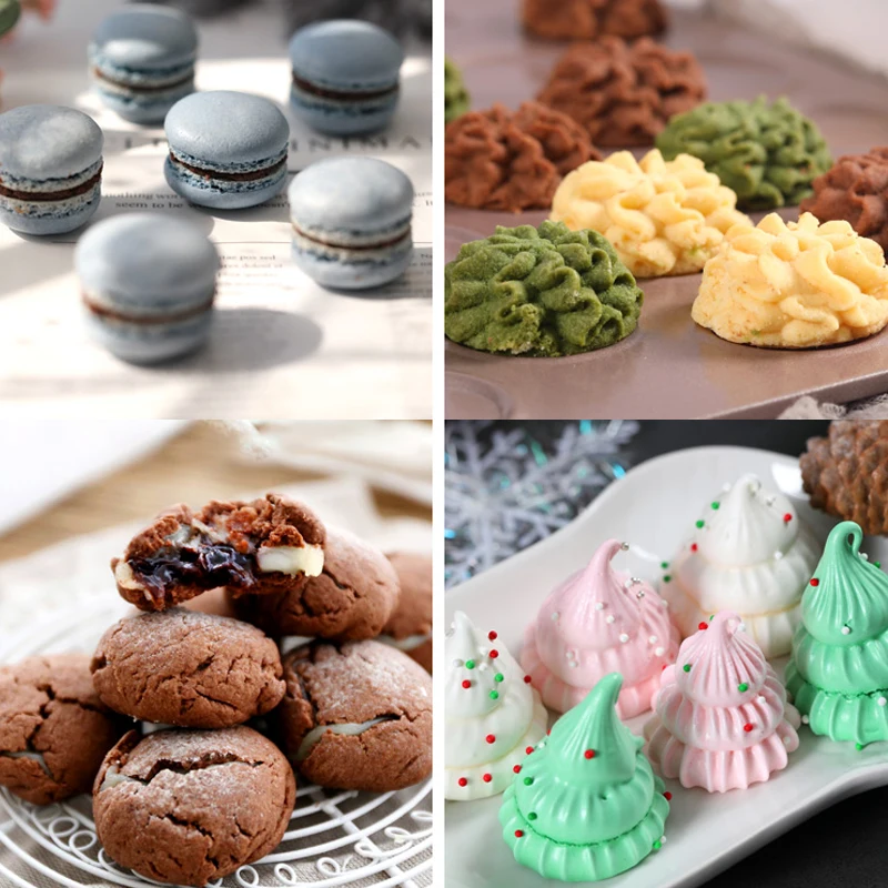 Non Stick Gold Cookies Macarons Baking pans Stainless steel DIY Biscuit Cake Bakeware Tools