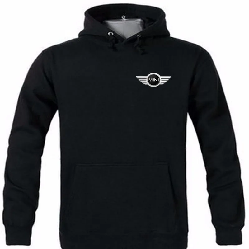 Мини логотип pullvoer hoodie флисовая хлопковая толстовка с капюшоном пуловер