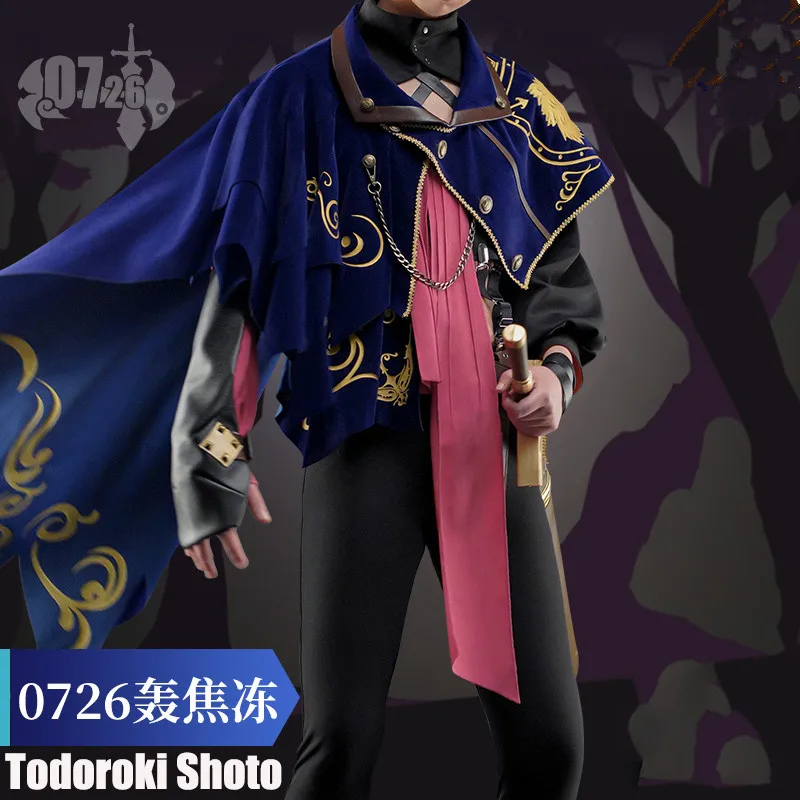 Аниме! My Hero academic 0726 Todoroki Shoto маскарадный костюм на Хэллоуин модный ежедневный
