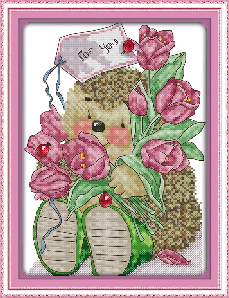 Цветы для вас поделки шитье наборы вышивки крестиком точная печать вышивка