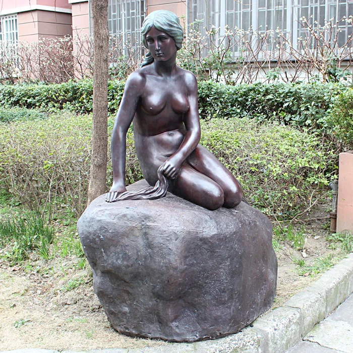 The Danish Mermaid Park City outdoor sculpture decoration crafts copper bronze statue hotel | Дом и сад