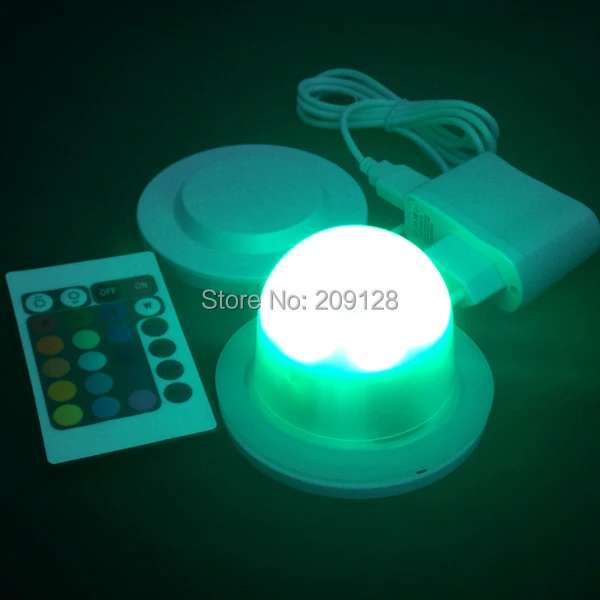 Изменение цвета водонепроницаемый на батарейках светодиодное освещение