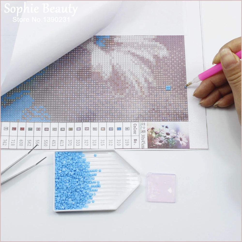 5D Diy Diamond Embroidery Cartoon Panda On The Tree Painting Mosaic Pattern Full Square Needlework Decor | Дом и сад