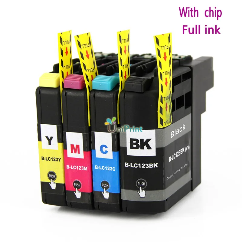 1 комплект совместимый чернильный картридж LC121 для Brother DCP-J552DW DCP-J752DW DCP-J132W DCP-J152W