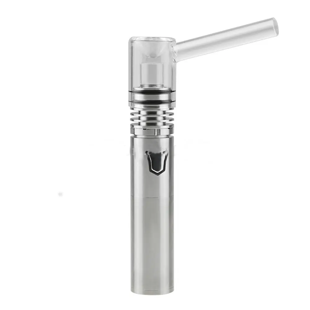 

Longmada Motar Quartz Coilless Vape Pen Kit Shisha Glass Vaporizer with 100W Battery Trunk Electronic Cigarettes