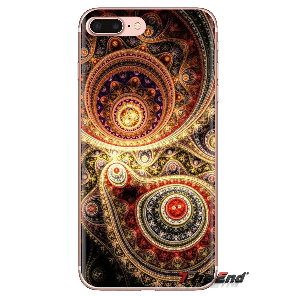 Гобеленовые обои для iPhone прозрачный чехол из ТПУ Samsung Galaxy S3 S4 S5 Mini S6 S7 Edge S8 S9 S10 Plus Note