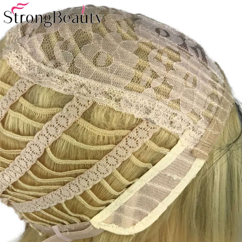 StrongBeauty короткие натуральные слоистые милые прямые светлые парики ТЕПЛО ОК синтетический парик Женские повседневные волосы
