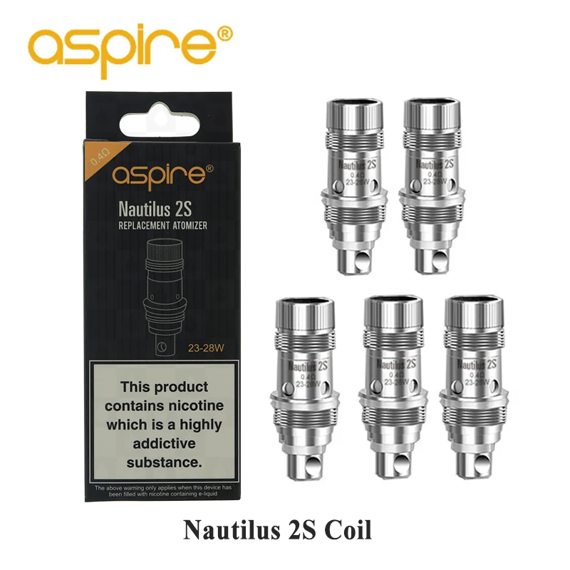 Набор спиралей для вейпа Aspire Nautilus 2S 0 4/0 7 Ом/сетка BVC сменные распылители