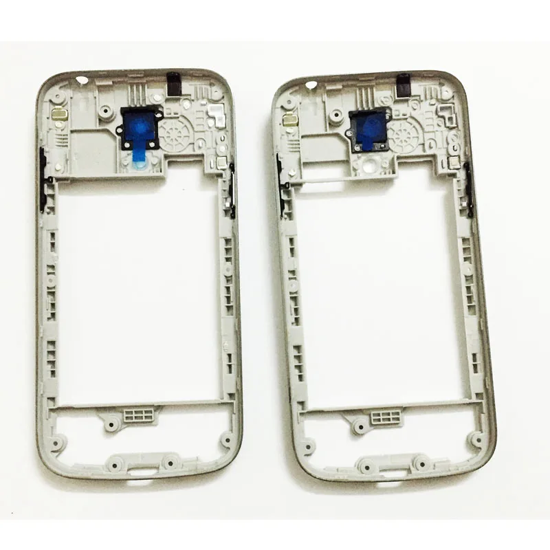 Для samsung Galaxy S4 Mini I9190 I9192 I9195 средняя рамка ободок чехол со стеклянной линзой+ ключ для боковой кнопки запасные части