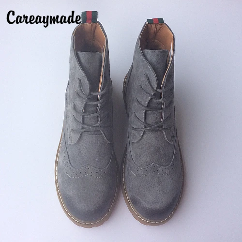 Винтажные полуботинки со шнуровкой Careaymade в европейском и американском стиле