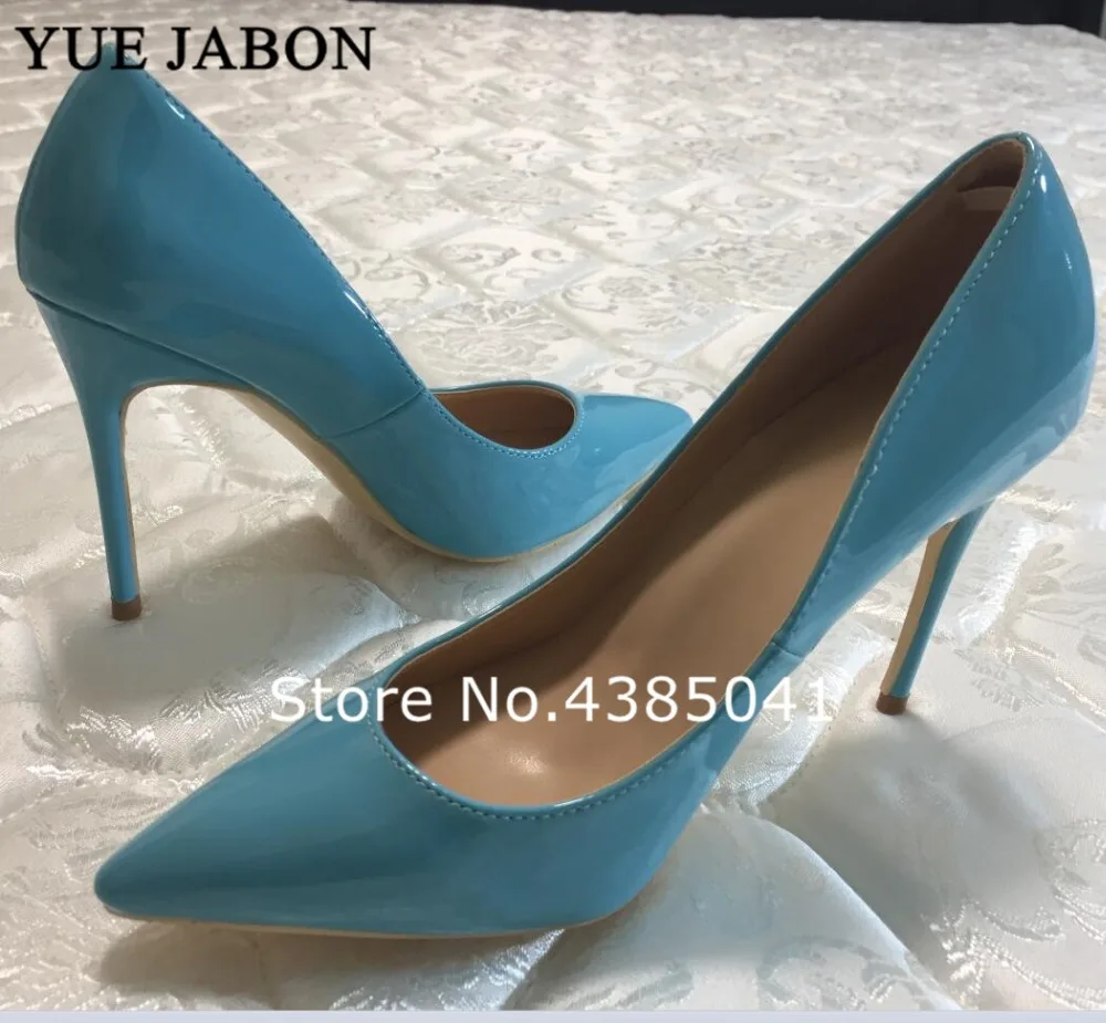 

2021 NEW ARRIVE Women Shoes Blue Sexy Stilettos High Heels 12cm/10cm/8cm Pointed Toe Women Pumps Dress Party Wedding Shoes