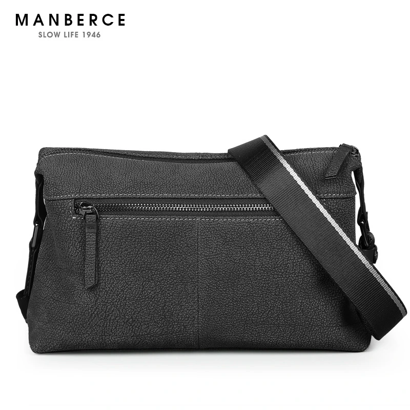 Manberce Мода коровьей Пояса из натуральной кожи Crossbody сумка для Для мужчин Сумки на