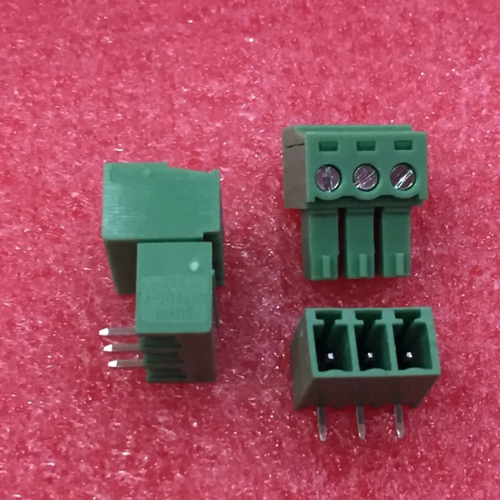 Бесплатная доставка 100 шт. 2EDGK 3.81 3P + 2EDGR 3Pin 3 81 мм Прямоугольный штырь вставной