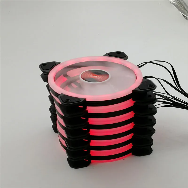 RGB Корпус Вентилятор 12 см Настольный компьютер шасси водяного охлаждения