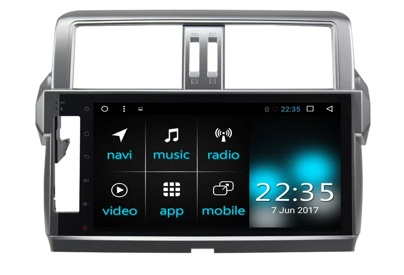 10 1 &quotВосьмиядерный Android 8 Автомобильный мультимедийный плеер GPS для Toyota Prado 150 LC150