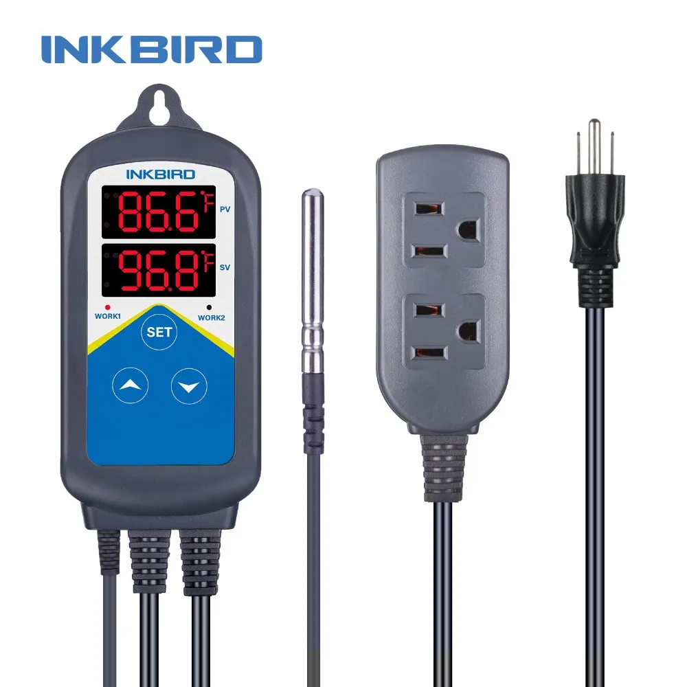 Inkbird ITC 306T штепсельная вилка США нагреватель температурный контроллер