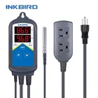 Inkbird ITC-306T штепсельная вилка США нагреватель температурный контроллер нагревательный Термостат Датчик аквариума предпроводной двухступенчатый таймер