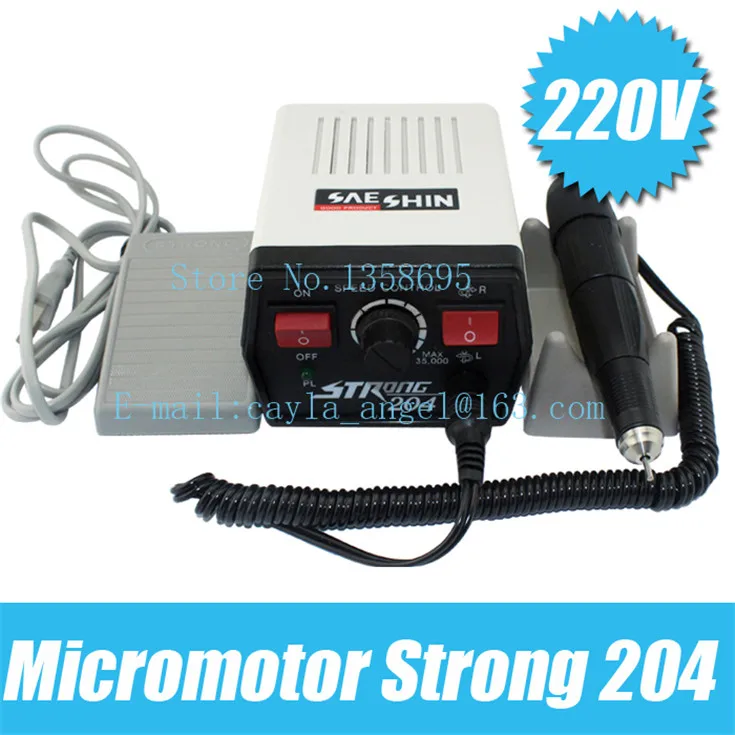 220v Micromotor strong 204 Dremel polishing motor,jewelry polishing machine,dental polish freeshipping